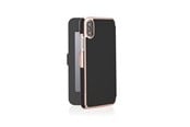 Mobil - Covers & Cases - Pipetto Slim Wallet Mirror for iPhone XR - Black/Rose Gold - P036-77RM-9