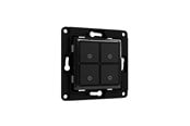 Smart Home - Shelly Wall Switch 4 - Black - WS4 black