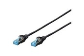 Netværkskabel - DIGITUS Professional patch cable - 2 m - black RAL 9005 - Sort - 2m - DK-1532-020/BL