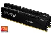 RAM - Kingston FURY Beast DDR5-5600 - 64GB - CL36 - Dual Channel (2 pcs) - AMD EXPO & Intel XMP - Sort - KF556C36BBEK2-64