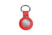 Mobil - Andet Tilbehør - Light Solutions Airtag Nøglering - Læder - Rød - 5714255006803