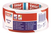 Tape & lim - tesa Floor Marking Tape 33m x 50m Red-White - 60760-00088-15