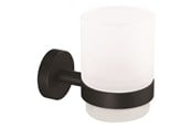 Badeværelsestilbehør - tesa Moon Black tumbler holder self-adhesive - 40566-00000-00