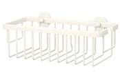Badeværelsestilbehør - tesa Moon White basket single self-adhesive - 40577-00000-00