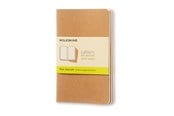 Blokke, Formularer & Notesbøger - Moleskine Cahier Journal Blank Pocket Kraft 3-Pak - QP413F