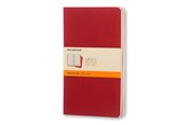 Blokke, Formularer & Notesbøger - Moleskine Cahier Journal Linjeret Large Rød 3-Pak - 931014