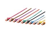 Netværkskabel - DIGITUS patch cable - 10 m - black - Sort - 10m - DK-1644-100/BL