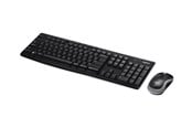 Tastatur - Logitech MK270 Wireless Combo - keyboard and mouse set - Czech - Tastatur & Mus sæt - Tjekkisk - Sort - 920-004527