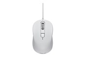 Mus - ASUS MU101C Blue Ray Silent - Mus - Optisk - 3 knapper - Hvid - 90XB05RN-BMU010