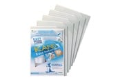Konference & Præsentation - Tarifold document holder - for A4 - transparent (pack of 5) - 194680