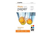 Papir, Fotopapir og Etiketter - ColorWay - paper - glossy - 100 sheet(s) - 100 x 150 mm - 180 g/m² - PG1801004R