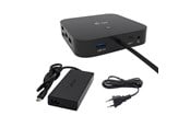 Dockingstation - I-Tec USB-C HDMI Dual DP Docking Station with Power Delivery 100 W + i-tec Universal Charger 100 W - C31TRI4KDPDPRO100