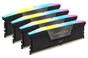 RAM - Corsair Vengeance RGB DDR5-6600 - 64GB - CL30 - Quad Channel (4 pcs) - Intel XMP - Sort med RGB - CMH64GX5M4B6600C32
