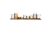 Boligindretning - Bloomingville Sanga Tray w/Votive - Dark Brown - Set of 10 - 27404487