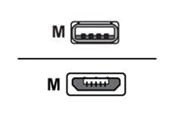 USB kabel - Baseus Cafule - USB cable - Micro-USB Type B to USB - 1 m - CAMKLF-B91