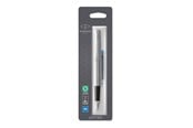 Skrive- og Tegneværktøjer - Parker Jotter-fyldepen, rustfrit stål med detaljer i krom, medium spids blå blæk, boblepakke - 2031012