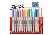 Skrive- og Tegneværktøjer - Sharpie Permanente Markers | Mystic Gem Special Edition | Fin spids | Assorterede farver | 12 Stk - 2157681