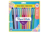 Skrive- og Tegneværktøjer - Paper Mate Flair Felt Tip Pens | Medium spids (0,7 mm) | Forskellige farver | 12 styk - 2048987