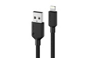USB kabel - ALOGIC Elements PRO USB-A to Lightning cable 1m - Black - ELPA8P01-BK
