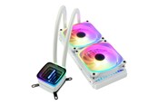 CPU Køler - Enermax Aquafusion ADV series 240 - CPU Vandkøling - Max 36 dBA - ELC-AQFA240-SQA-W