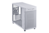 Kabinet - ASUS Prime AP201 Tempered Glass - White - Kabinet - Minitower - Hvid - 90DC00G3-B39010