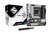 Bundkort - ASRock B760M STEEL LEGEND WIFI Bundkort - Intel B760 - Intel LGA1700 socket - DDR5 RAM - Micro-ATX - 90-MXBL70-A0UAYZ