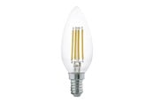 Lyskilder - EGLO LED pære E14 C35 4W 350Lm 2700K Klar Kolli 8 E14 - 110014
