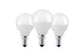Lyskilder - EGLO LED pære E14 P45 4,9W 470Lm 3000K Opal 3 Stk E14 - 113112