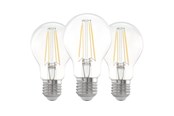 Lyskilder - EGLO LED pære A60 Standard 7W/827 806 lumen klar 3-pak E27 - 113105
