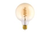 Lyskilder - EGLO LED pære G125 Globe 4W/822 270 lumen klar E27 - 110076