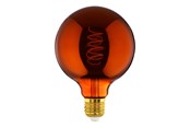 Lyskilder - EGLO LED pære G125 Globe 4W/620 30 lumen kobber dæmpbar E27 - 110093