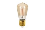Lyskilder - EGLO LED pære ST48 Dråbe 4W/817 300 lumen amber dæmpbar E27 - 110066