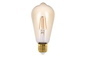 Lyskilder - EGLO LED pære ST64 4W/822 270 lumen amber E27 - 110055