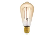 Lyskilder - EGLO LED pære ST64 4W/817 300 lumen amber dæmpbar E27 - 110067