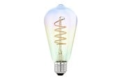 Lyskilder - EGLO LED pære ST64 Spiral 4W (21W) 1800K Dæmpbar Violet E27 - 110209