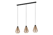 Lamper - EGLO ADWICKLE langbordspendel, sort/natur - 43777