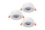 Lamper - EGLO CALONGE indbygningsspots Ø100 mm, hvid, 3-pak - 900913