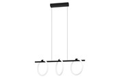 Lamper - EGLO CARANACOA LANGBORD 3L SORT/HVID - 900562
