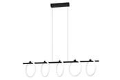 Lamper - EGLO CARANACOA LANGBORD 5L SORT/HVID - 900563