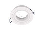 Lamper - EGLO CAROSSO indbygningsspot Ø93 mm, hvid - 900816