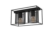 Lamper - EGLO Catterick Loft 2L E27 Sort - 43772