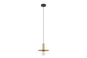 Lamper - EGLO ESCANDELL pendel, sort/børstet messing - 900731