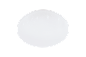 Lamper - EGLO FRANIA-S plafond Ø310 mm, 3000K, IP44, hvid med krystaleffekt - 900619
