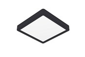 Lamper - EGLO FUEVA 5 plafond 210x210 mm, 3000K, IP44, sort - 900644