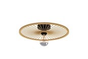 Lamper - EGLO Leominster Loft/Væg E27 Bambus - 43883