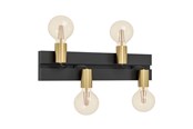 Lamper - EGLO Macchione Væg 4Xe27 L500 Sort/Bm - 900509