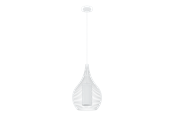 Lamper - EGLO RAZONI 1 pendel, hvid - 900829