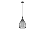 Lamper - EGLO RAZONI 1 pendel, sort/hvid - 900828