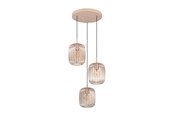 Lamper - EGLO Romazzina Klyngependel 3Xe27 Sand - 900687