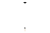 Lamper - EGLO Yorth Ophæng E27 L1500 Alu - 43802